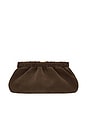 view 2 of 8 Miami Clutch in Mocha Suede & Mocha Smooth