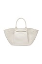 view 2 of 5 Midi New York Tote in Off White Small Grain