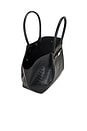 view 4 of 4 The New York Bag in Black Croc