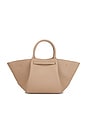 view 3 of 5 The Midi New York Bag in Dark Sand