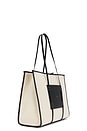 view 3 of 4 The Large Capri Tote in Salt & Pepper