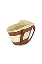 view 4 of 4 The Santorini Tote in Natural & Tan