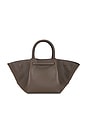 view 3 of 5 Midi New York Tote in Deep Olive