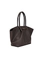 view 3 of 4 New York Handbag in Espresso Lizard Effect
