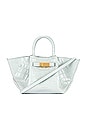 view 1 of 5 Mini New York Bag in Sage Croc