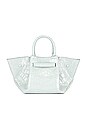 view 2 of 5 Mini New York Bag in Sage Croc