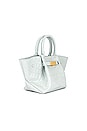 view 3 of 5 Mini New York Bag in Sage Croc