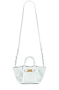 view 5 of 5 Mini New York Bag in Sage Croc