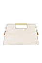 view 2 of 5 Seville Clutch in Off White Croc