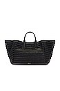 view 1 of 5 Lisbon Tote in Black Matelasse