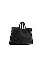 view 3 of 5 Lisbon Tote in Black Matelasse