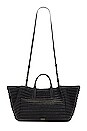 view 5 of 5 Lisbon Tote in Black Matelasse