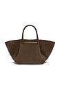 view 2 of 5 BOLSO MIDI NEW YORK in Mocha Suede & Mocha Smooth