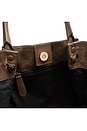 view 5 of 5 BOLSO MIDI NEW YORK in Mocha Suede & Mocha Smooth