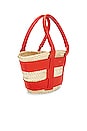 view 3 of 4 MINI SANTORINI トートバッグ in Natural & Poppy