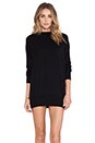 view 1 of 5 Alyssa Cashmere Sweater Dress in Black/Black