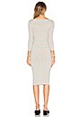 view 3 of 3 Brea Sweater Dress in Light Heather Grey