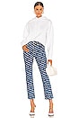view 4 of 4 JEAN SLIM DROIT SLIM in Deep Blue & White