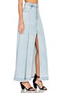 view 2 of 3 Deconstructed Maxi Skirt in Bleach