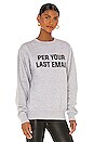 view 2 of 4 Per Your Last Email Sweatshirt in Grey