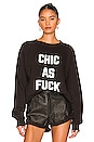 view 1 of 4 Chic AF Crewneck Sweatshirt in Black
