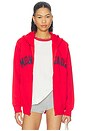 view 2 of 5 SUDADERA MONTAUK FULL ZIP in Red