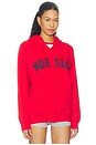view 3 of 5 SUDADERA MONTAUK FULL ZIP in Red