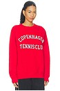 view 2 of 4 SUDADERA COPENHAGEN TENNIS CLUB in Red