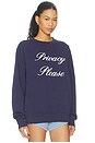 view 2 of 4 SUDADERA PRIVACY PLEASE in Navy