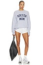 view 5 of 4 SUDADERA SOCCER MOM in Grey