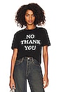 view 1 of 4 No Thank You Tee in Black