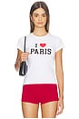 view 1 of 4 T-SHIRT I HEART PARIS BABY in White