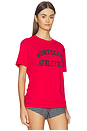 view 2 of 4 Montecito Athletics Tee in Red