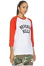 view 2 of 4 Beverly Hills Baseball Tee in White