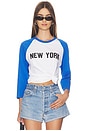 view 1 of 4 CAMISETA BEISBOLERA NEW YORK in White