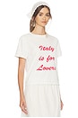 view 2 of 4 Italy Is For Lovers Boxy Tee in White