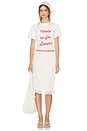 view 5 of 4 Italy Is For Lovers Boxy Tee in White