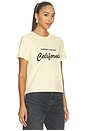 view 2 of 4 Nowhere Else But California Boxy Tee in Yelllow