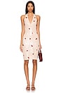 view 1 of 4 Halter Neck Dress in Nude