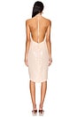 view 3 of 4 Halter Neck Dress in Nude