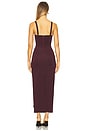 view 4 of 5 ROBE MAXI DRESS in Aubergine
