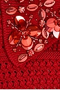 view 5 of 5 Openwork Cardigan in Lipstick Rouge