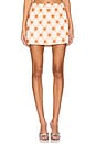 view 1 of 6 Micro Skirt in Pink & Burnt Orange