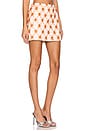 view 2 of 6 Micro Skirt in Pink & Burnt Orange