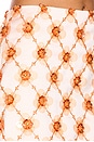 view 6 of 6 Micro Skirt in Pink & Burnt Orange