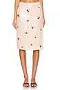 view 1 of 6 Classic Midi Skirt in Nude