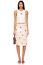 view 4 of 6 Classic Midi Skirt in Nude
