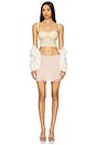 view 5 of 6 COUTURE 미니 스커트 in Nude