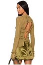 view 1 of 6 Rib Long Sleeve Shirt in Military Green