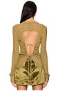 view 4 of 6 Rib Long Sleeve Shirt in Military Green